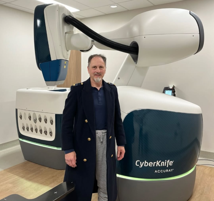 Finding confidence through choice: George’s CyberKnife experience
